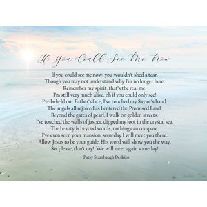 Trinx " If You Could See Me Now - Ocean " by Lori Deiter on Canvas